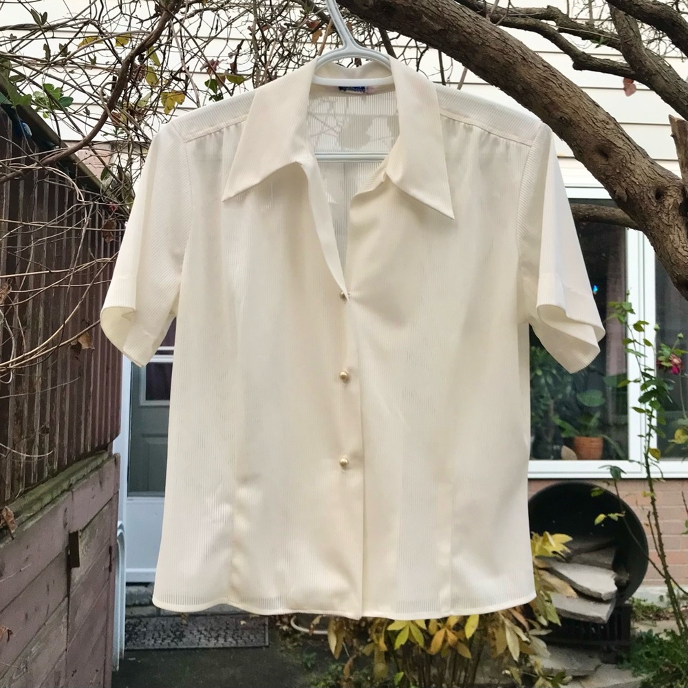 1950s Glenwear Short-Sleeved Blouse